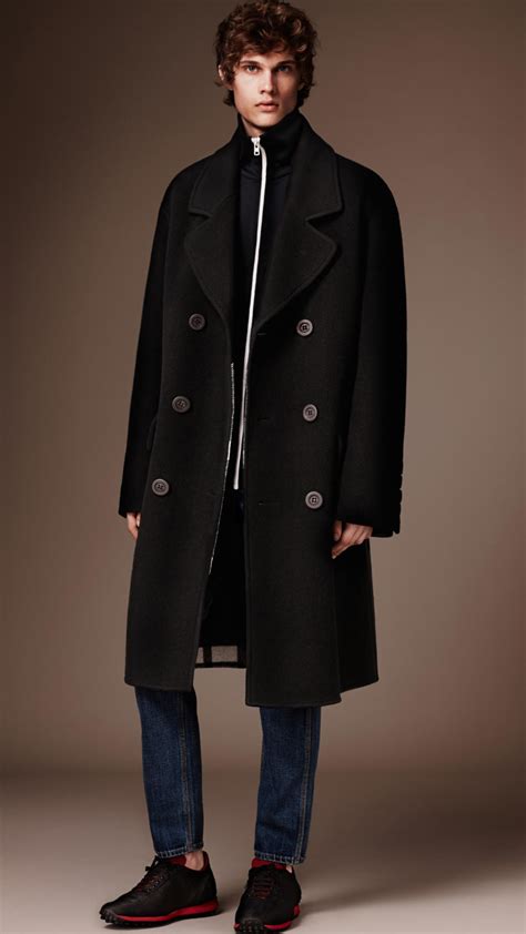 burberry men's overcoat.